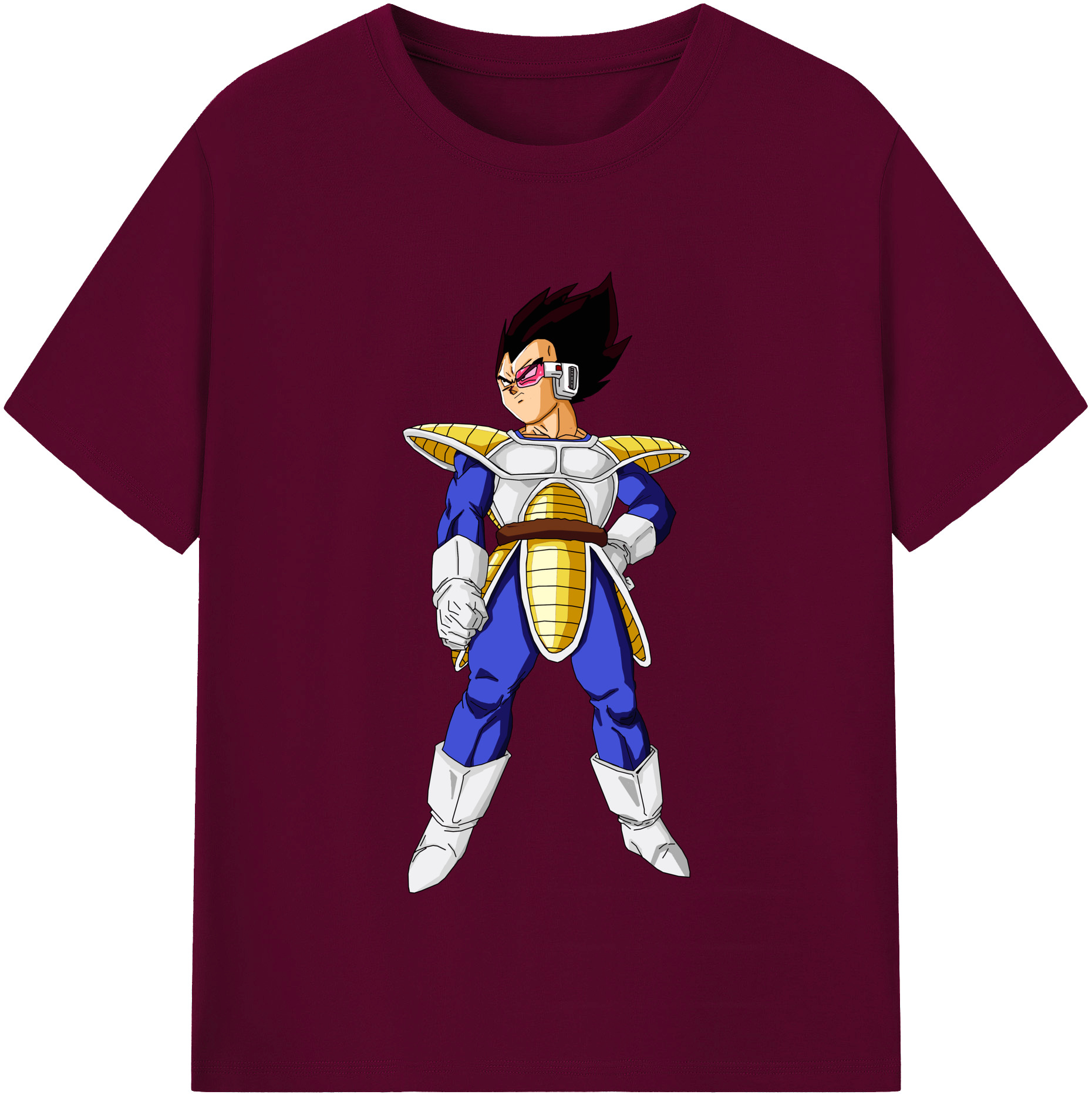 （画像用） ドラゴンボール ベジータ四世（Bejīta Yonsei）DRAGON BALL Vegeta IV レディースカジュアルプリントTシャツ（綿100％）